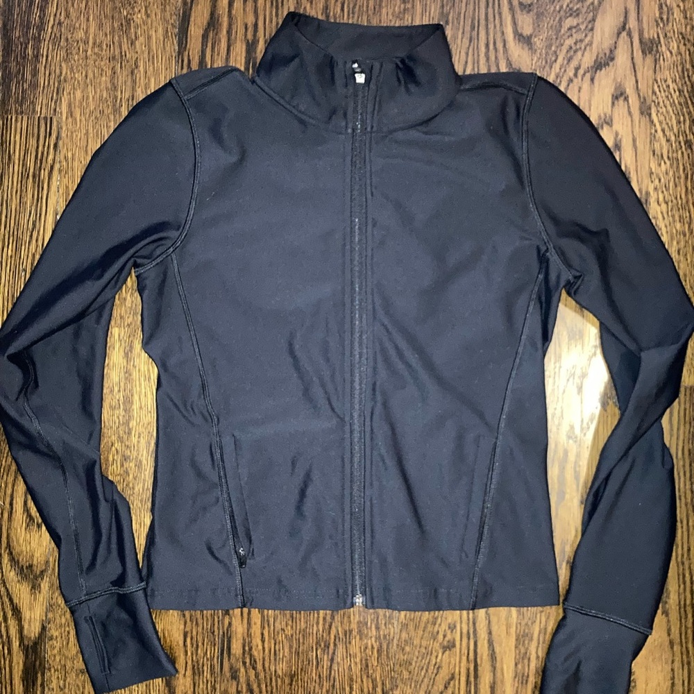 Old Navy Active Powersoft Black Full Zip Athletic Jacket Small